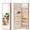 Khaki, variant on TINKLE WELL Jewelry Cabinet Organizer with Mirror, Wall or Door Mounted Jewelry Storage, 47.2 Inch Large Capacity Armoire with 6 LEDs Secure Lock, White