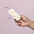 thumbnail image 2 of Scunci 1 pk White Flower Barrette, 2 of 6