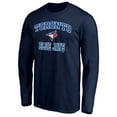 thumbnail image 2 of Men's Navy Toronto Blue Jays Team Heart & Soul Long Sleeve T-Shirt, 2 of 3