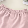 thumbnail image 4 of XZNPDUCQ Toddler Girls Cute Flower 2Pcs Summer Outfits Set – Short Sleeve T-Shirt and Pants (Gift Idea) Summer 2Pcs Gift Outfits Set Playwear Beach Outfits 12-18 Months,Pink, 4 of 6