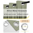 thumbnail image 5 of Sage Green Black Ombre Blackout Curtains 96 Inch Length 2 Panels Set, Modern Abstract Striped Gradient Full Shading Curtains for Windows, Blackout Curtains for Bedroom Living Room 52"x96", 5 of 8