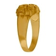 thumbnail image 2 of 10k Yellow Gold Mens Nugget Fashion Ring 10.7x3.1mm Wide Size 11 Ring for Men - 2.6 Grams, 2 of 2