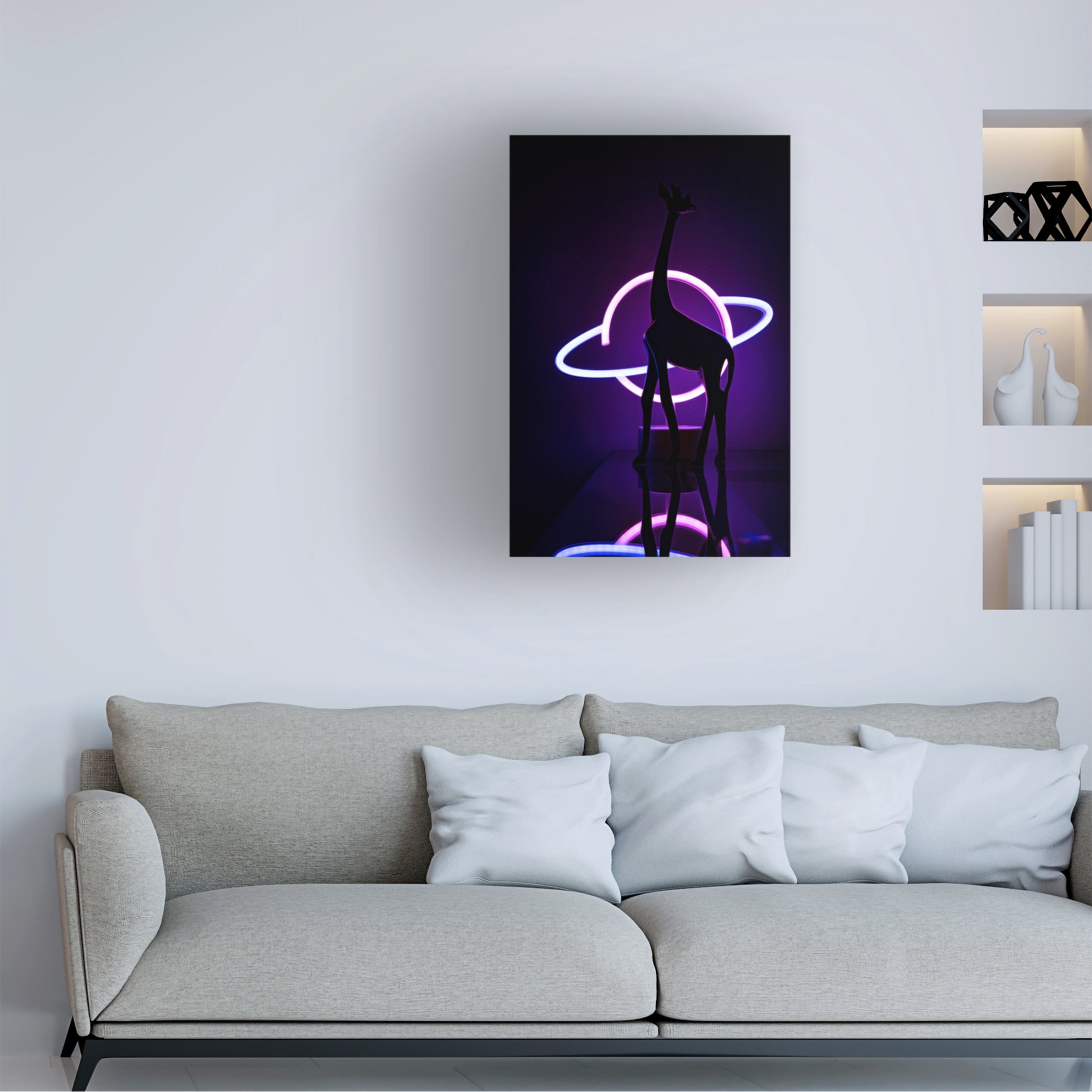 Trademark Fine Art Davide Boaretto Lady Miami Canvas Wall Art