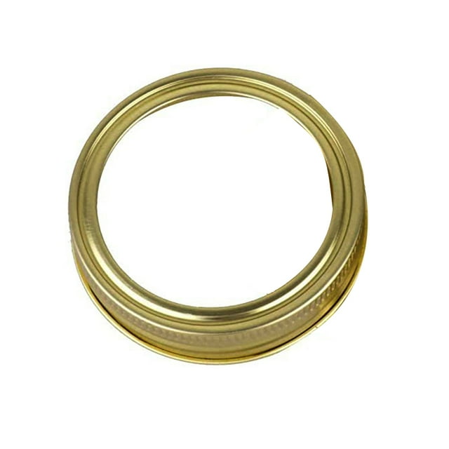 CAROOTU 12/24 Pcs Couvercles de Type Fendus pour Bocaux Mason à Ouverture Régulière/large