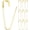 Gold Tone, variant on 10-Pack Large Safety Pin, 3.15 in(80mm) Zinc Alloy Heavy Brooch Pin for Sewing Clothes/Costume/Skirts Garments/Craft Supplies, Decorative Pins [Copper Tone]