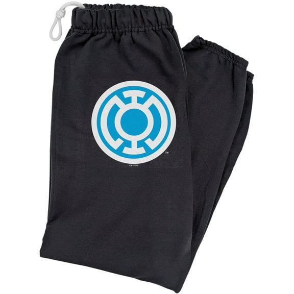 Green Lantern Core Blackest Night Blue Lantern Unisex Jogger Sweatpants for Men and Women, Black, Small