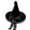 Black, variant on Hkoxplj Lace Tulle Witch Hat for Women Vintage Gothic Halloween Costume Hat Wide Brim Pearl Beaded Bow Hat with Star Charm Pendant Pointed Top Velvet Hat for Party Cosplay Photoshoot