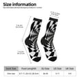 thumbnail image 4 of Goofa 3D Vortex Illusion Printed Men's Crew Socks, Soft Durable Breathable Moisture-Wicking with Odor Control Cotton socks, 4 of 9