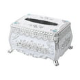 thumbnail image 1 of Caja de pañuelos Decoración Rectángulo Creativo Diseño elegante Organizador de servilletas Soportes de pañuelos para oficina Baño Baño Sala de estar D C Sunnimix Caja de papel tisú, 1 of 6