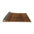 thumbnail image 2 of Ahgly Company Indoor Round Oriental Orange Industrial Area Rugs, 8' Round, 2 of 4