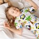 thumbnail image 5 of Balery Penguins On The Beach Conjunto de Pijama Infantil de Manga Corta con Estampado – Ropa de Dormir de Algodón Suave-XX-Large, 5 of 6