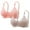 Gray 01, variant on 2PC Bras for Women No Steel Ring Gathering Breathable Adjustable Strap Breathable Full Coverage Bras Beige 36/80