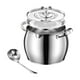 thumbnail image 2 of Recipiente de acero inoxidable, olla para almacenar aceite con tapa, doble asa, para manteca, aceite de chile, té y condimentos, lata doméstica, 2 of 9