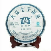 357g(0.79LB)  Natural Green Tea Raw Tea Menghai DaYi Sheng Pu-erh Tea Cake