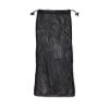 Black Nylon Mesh Drawstring Bag for Snorkel Gear and with Secure Closure 1 Piece