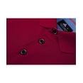 thumbnail image 6 of SPEEDRUN Men's Golf Polo Shirts Casual Business Long Sleeve Polo Shirt for Men Moisture Wicking Dry Quickly Cationic Tennis Golf T-Shirts Wine Red 2XL, 6 of 7