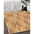 thumbnail image 2 of Ahgly Company Indoor Square Patterned Yellow Orange Area Rugs, 3' Square, 2 of 6