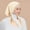 Beige, variant on Women Lace Flower Soft Long Tails Hat Hair Headband Turban Stretch Elastic Cap