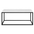 thumbnail image 3 of Pemberly Row Open Box Coffee Table in Marble with Unique Metal and Wood Design, Marble, 3 of 4
