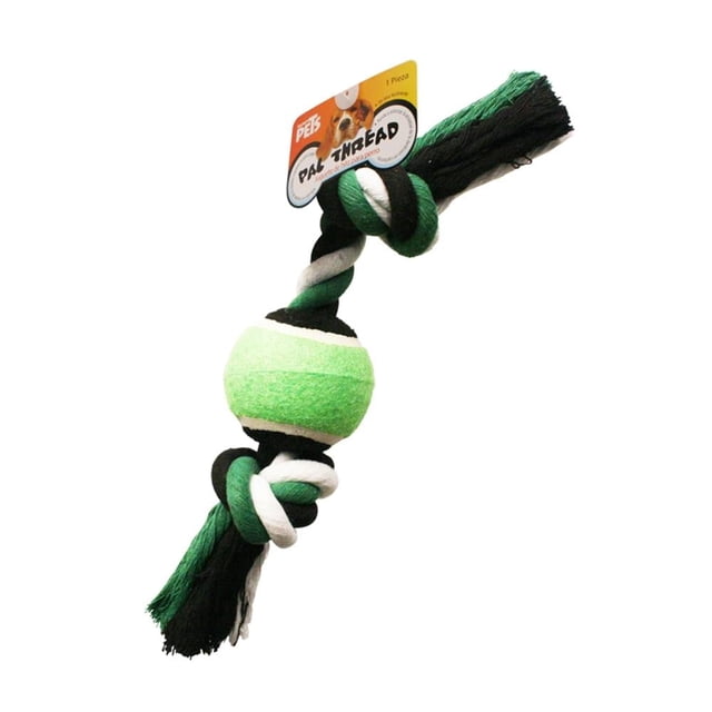 Juguete para Perro Fancy Pets Hueso de Hilo con Bola de Tenis 31 cm