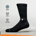thumbnail image 4 of Stance Men's Crew Socks size L ~ licks off white, 4 of 8