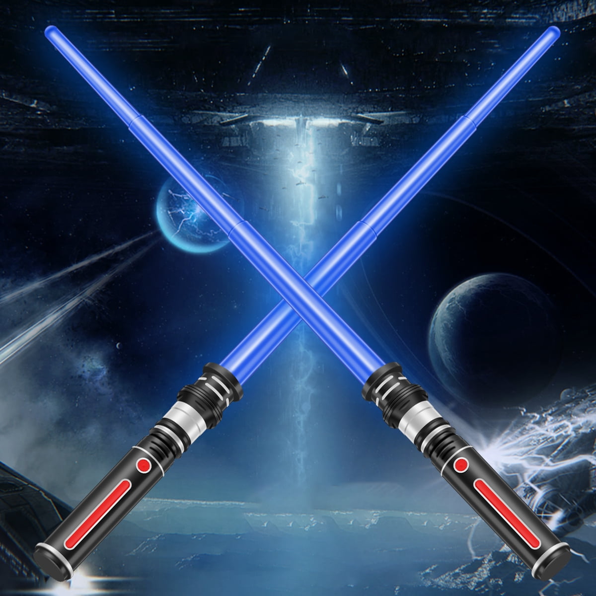 Light Saber for Kids Retractable Light Saber with Light and Realistic