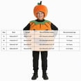 thumbnail image 4 of NOLDARES Halloween Pumpkin Costume for Kids 2PCS Set with Hat. Perfect for Kids Dress Up Parties and Trick or Treat(Orange,6-7 Years), 4 of 9