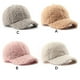 thumbnail image 5 of Jumpingount Gorra de béisbol, sombrero decorativo de felpa, cómodo, transpirable, ajustable, para otoño e invierno, decoración para la cabeza, gorras Sombreros Rosado Jumpingount AP013416-02, 5 of 6