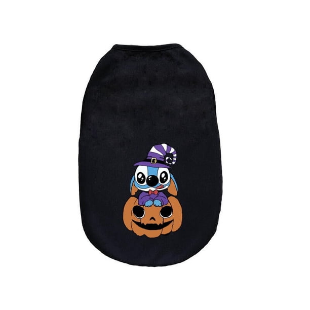Ropa De Halloween De Dibujos Animados Para Mascotas Fiesta Para Gatos/Perros Chaleco De Algodón Puro Impreso Para La Comodidad Y La Transpirabilidad