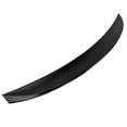 thumbnail image 3 of Ikon Motorsports Trunk Spoiler Compatible With 2017-2021 Honda Civic 5-Door Hatchback, Unpainted Black ABS Plastic P Style Rear Deck Lid Tail Trim Spoiler Wing, 3 of 8
