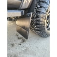 thumbnail image 2 of 14" Rubber & Stainless Steel Kickback Mudflaps - Rear 2PCS, 2 of 4