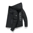 thumbnail image 3 of 2024 nueva chaqueta de Otoño/Invierno para hombres de alta calidad impresa deportes al aire libre con capucha a prueba de viento simplicidad moda Casual chaqueta de marca, 3 of 4