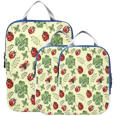 Good Luck Packing Packing Cubes Good Luck Ladybug Compression Luggage Cubes Packing Bags ...