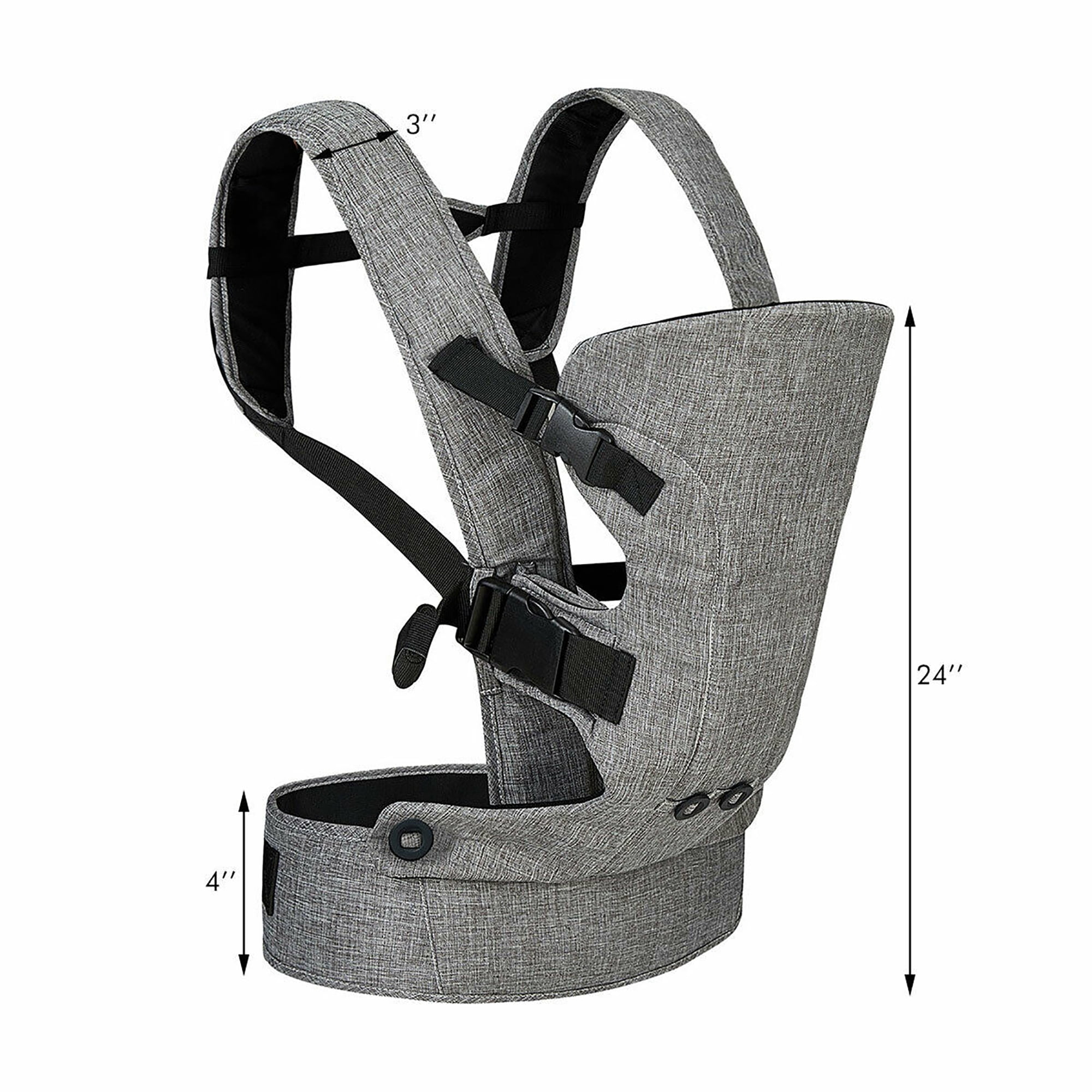 Costway 4-in-1 Ergonomic Baby Carrier All Carry Positions Adjustable Buckles