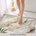 thumbnail image 3 of Marble Gold Door Mat&nbsp;Indoor Outdoor Entrance,Non Slip Small Rug for Kitchen Bathroom Entryway Rug,Abstract Luxury Wave Gold Marbling Modern Washable Doormat Floor Mat for Office 18x30 Inch, 3 of 8