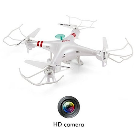 GP-NextX Aviax Quadcopter with 2.0m HD Camera 3D 360 degree Remote Control Helicopter Drone and Headless