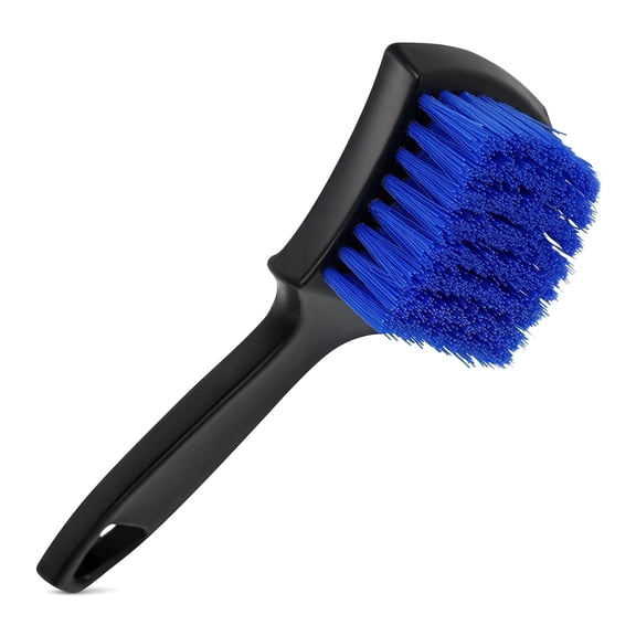 Carpet Cleaning Brush, Scrub Brush for Floor Mats, Car Interior & Home Cleaning Tool, 8.3" x 2.5" - Black and Blue
