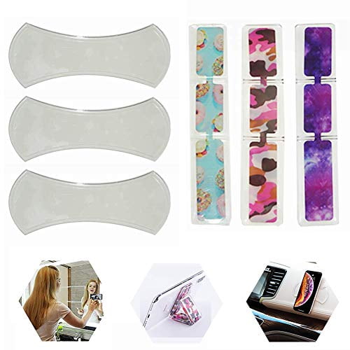 Fixate Sticky Gel Pads, AntiSlip Reusable Magic Gel Pad Sticker Cell