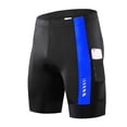 thumbnail image 1 of QUALICOS Shorts de Triatlón para Hombre con Almohadilla de Gamuza de Ciclismo, Bolsillos de Pierna de Fácil Alcance, Shorts de Triatlón Activos para Hombre para Nadar, Andar en Bicicleta y Correr, 1 of 8
