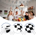 thumbnail image 3 of Checkered Flag Banner 100ft Black White Racing Party Decorations, Birthday Supplies for Cars Theme Events and Celebrations, 3 of 6