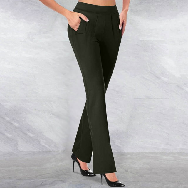 Simua Pantalon de Yoga Taille Haute Ajusté pour Femmes