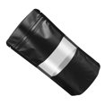 thumbnail image 2 of 50PCS Plastic Food Storage Bag with Window Stand Up Zipper Lock Sealing Packaging Pouches Black Matte 10x15+3cm, 2 of 4