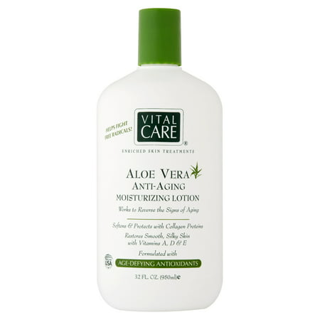 Vital Care Aloe Vera Anti-Aging Moisturizing Lotion, 32 fl