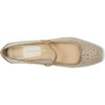 thumbnail image 2 of Dolce Vita Reyes Gold Mesh Mary Jane Squared Toe Slip On Fashion Ballet Flats (Gold Mesh, 10), 2 of 6