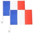 thumbnail image 1 of 2 banderas publicitarias para coche, bandera de Francia, bandera única para coche, 1 of 8