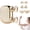 Golden, variant on USB Rechargeable Mini Massager – Interchangeable Heads, Portable