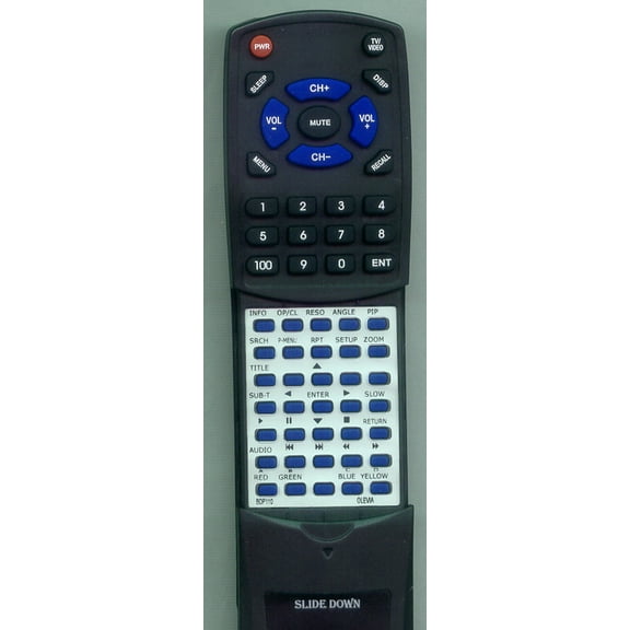 Replacement Remote for OLEVIA RTBDP110, RCBD1, BDP110