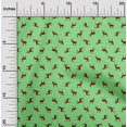 thumbnail image 2 of oneOone Rayon Light Green Fabric Animal Craft Projects Decor Fabric Printed By The Yard 56 Inch Wide, 2 of 5