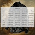 thumbnail image 3 of Yusimy Men's Button Down Shirt Long Sleeve Lapel Floral Boho Top Casual Loose Fit Shirts for Daily Holiday Party Business, 3 of 5