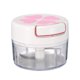 thumbnail image 5 of Kearding Mini trituradora de ajo, prensa, rallador, pelador, molinillo, herramientas, aparatos para accesorios de cocina, cortador de verduras Rosado 2Conjunto, 5 of 6